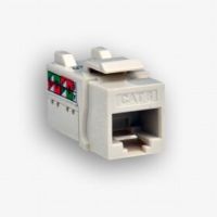 Gniazdo UTP RJ 45 kat. 6 keystone biały | FU/FA-2630AK-8-C6 Emiternet