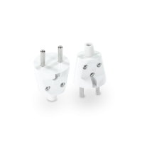 Wtyczka rozbieralna, prosta 2p, 16A, 250V WT-20 biały WT-20 | W-10106 Plastrol