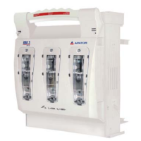 Rozłącznik izolacyjny bezpiecznikowy 630A RBK 3 pro-SD-M, na most szynowy 60mm | 63-028802-003 Apator