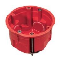 Puszka p/t bezhalogenowa PK60 LUX 68x45mm, do płyt gipsowych, IP30, czerwona | A.0046LA PAWBOL SPÓŁKA AKCYJN