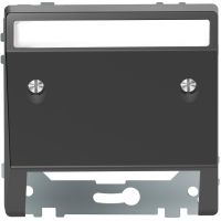 Wypust kablowy z polem opisowym Merten, DL, antracyt | MTN4540-6034 Schneider Electric