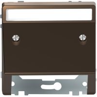 Wypust kablowy z polem opisowym, D-Life, mocca metalik, Merten | MTN4540-6052 Schneider Electric