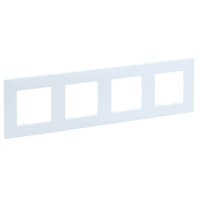 Ramka poczwórna 4x, miętowy, Niloe Step | 863094 Legrand