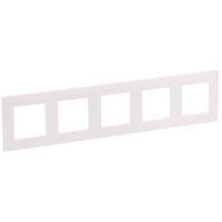 Ramka pięciokrotna, kolor pudrowy róż, Niloe Step | 863295 Legrand