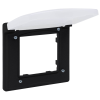 Ramka pojedyncza IP44 czarny, Niloe Step | 863596 Legrand