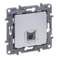 Gniazdo RJ11 aluminium, Niloe Selection | 762169 Legrand