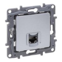 Gniazdo RJ45 Kat. 6 STP aluminium, Niloe Selection | 762175 Legrand