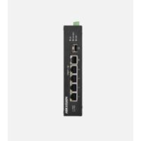Niezarządzalny switch Hi-PoE DS-3T0306HP-E/HS warstwy 2 (L2), posiadający 3 porty × 100M PoE, 1 port | 301801601 Hikvision Poland