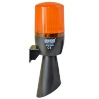 Lampa sygnalizacyjna wielofunkcyjna żółta fi 70 z buzerem, 48-240VAC | T0-IT070Y240Z Promet