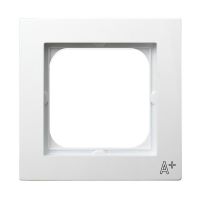 Ramka pojedyncza produkt zawiera szkło fosforanowo-srebrowe R-1GA/00 BIAŁY AS ANTYBAKTERYJNY | R-1GA/00 Ospel