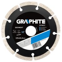 Tarcza diamentowa 125mm segmentowa | 57H617 GRAPHITE