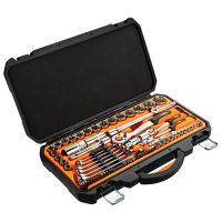 Klucze nasadowe 1/4", 1/2" (zestaw 71 szt.) | 08-690 NEO TOOLS