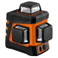 Laser płaszczyznowy 20m 3D, zielony, 360st w trzech płaszczyznach, z etui i uchwytem magnetycznym, | 75-108 NEO TOOLS