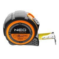 Miara zwijana stalowa 8 m x 25mm, magnes | 67-188 NEO TOOLS