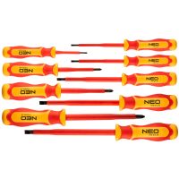 Zestaw wkrętaków 1000V 25.73.30.0 (zestaw 9szt) | 04-143 NEO TOOLS