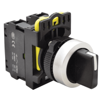 Przełącznik pokrętny, trzystanowy, powr. sprężyn. z lewej | NYK3-S32BK Tracon