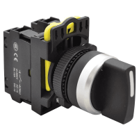 Przełącznik pokrętny, trzystanowy, powr. sprężynowy | NYK3-S34BK Tracon