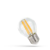Lampa LED COG 4W 510lm NW 4000K E27 230V CLEAR kulka przeźroczysta neutralna biała | WOJ+14335 Wojnarowscy
