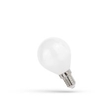 Lampa LED COG 6W 750lm WW 2700K E14 230V MILKY kulka matowa ciepła biała | WOJ+14394 Wojnarowscy