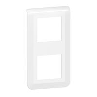 Ramka podwójna pionowa do uchwytu nr ref. 0802 52/58, biała, 2x2 moduły, Mosaic | 277822L Legrand
