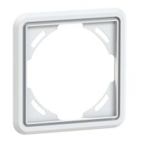 Ramka pojedyncza z uszczelką 105x105 do gniazd typ Desing | 9021 PCE