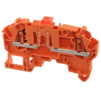 Złącze rozłączane nożowo z zac.sprężynowymi, 0,2-2,5mm2, Sz:5mm, pomarańczowy | 1SNK705330R0000 TE Connectivity Solutions