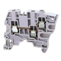 Złącze przelotowe z zac.śrubowymi 0,2-6mm2, 3-podłączenia, Sz:6mm, szary | 1SNK506011R0000 TE Connectivity Solutions