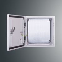 Obudowa n/t z płytą montaż PSH 252515 PROFIT 250x250x150;IP65; IK10; RAL7035,zamek herm.-D5 | PSH 252515 Kubiak