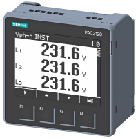 SENTRON 7KM PAC3120, miernik parametrów sieci 96x96, LCD, 3x400/690VAC, 1/5A, zasil. 20…60VDC | 7KM3120-1BA01-1EA0 Siemens
