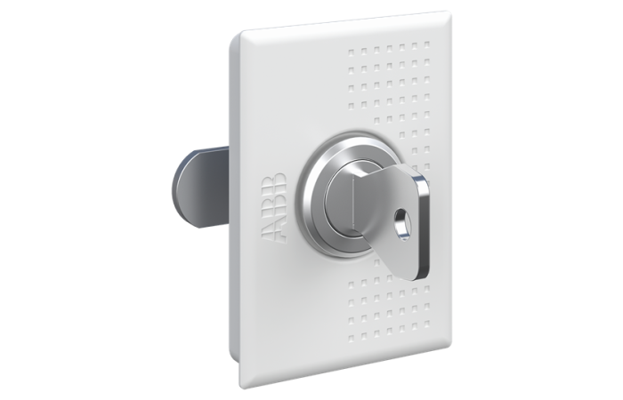 Zamek z kluczykiem standard do użytku z obudowami UK600, UZT3 | 2CPX031412R9999 ABB