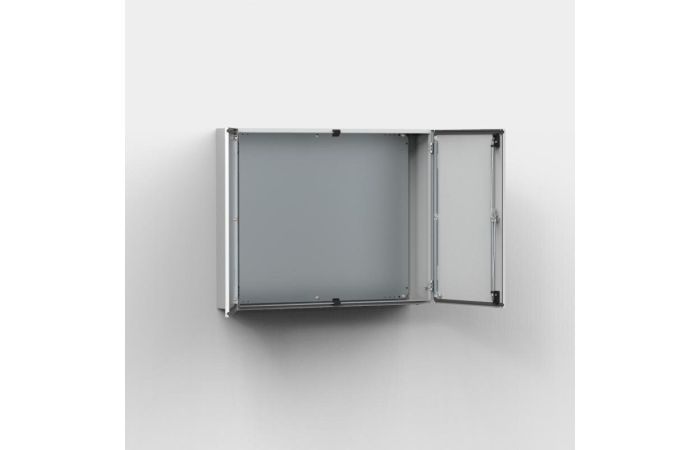 Obudowa metalowa n/t 1200x1200x300 IP55 z płytą montażową 2 drzwi RAL7035 MAD1201230R5 | MAD1201230R5 Hoffman (Eldon)