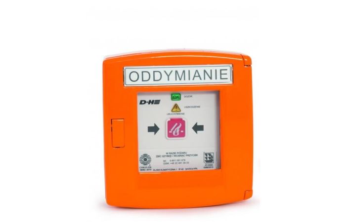 Przycisk oddymiania w obudowie aluminiowej | RT 45 D+H Polska