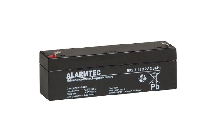 Akumulator 2,3 Ah/12V Alarmtec BP 2,3-12 | BP 2,3-12 Emu