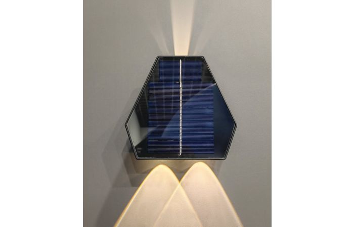 Oprawa solarna architektoniczna 3 x 1.5W 50lm CCT 3000K/6000K IP54 3.7Vx1500mAh góra-dół | LGS510CT BestService