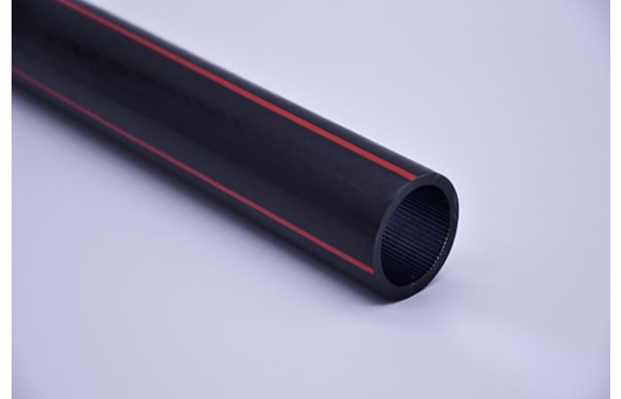 Rura osłonowa, gładkościenna, światłowodowa ERS 40/3,7 750N OPTO, pasek czerwony (250m) | ERSc40x3,7x250 ESCPIPE