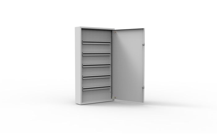 Rozdzielnica n/t metalowa MN120/5/24, 120 moduły 5x24, 544x986x130, IP30, RAL9003 | MN120/5/24 Doktorvolt