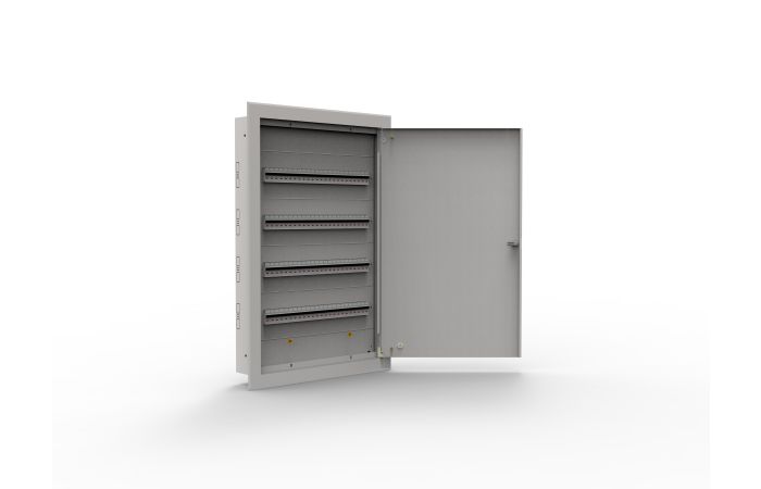 Rozdzielnica p/t metalowa MР96/4/24, 96 moduły 4x24, 523x815x130, IP30, RAL9003 | MP96/4/24 Doktorvolt