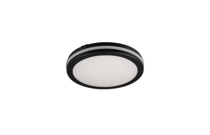 Plafon LED BENO ECO 20W 1450-1600lm 3000K/4000K/6500K CCT zmiana barwy światła okrągły czarny | 38383 Kanlux