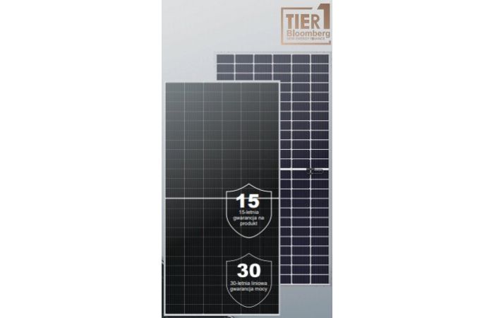 Panel fotowoltaiczny DM590M10T-B72HSW（M10TL+） 590W bifacial rama srebrna | DM590M10T-B72HSW DMEGC Renewable Ener