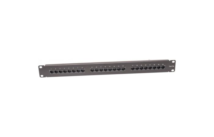 Panel kat. 5e UTP 19 1U, 24xRJ45 | CCAS-PA5E-24UTP securityNET