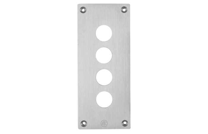 Płyta czołowa z nawiertami 4 poziome otwory metalowa Harmony XAP | XAPE304 Schneider Electric
