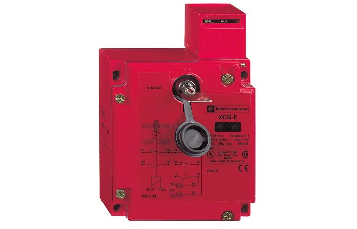 Wyłącznik bezpieczeństwa metalowy XCSE 2NC 1NO działanie wolne 2wejście gwintowe M20x1,5- 24V | XCSE7312 Telemecanique Sensors