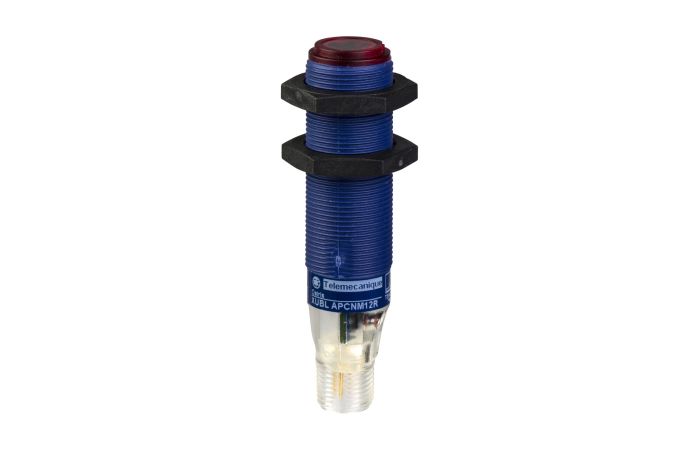 Czujnik fotoelektryczny M18 z wyjściem PNP 1NO/1NC 12-24V DC, konektor M12 | XUBLAPCNM12R Telemecanique Sensors
