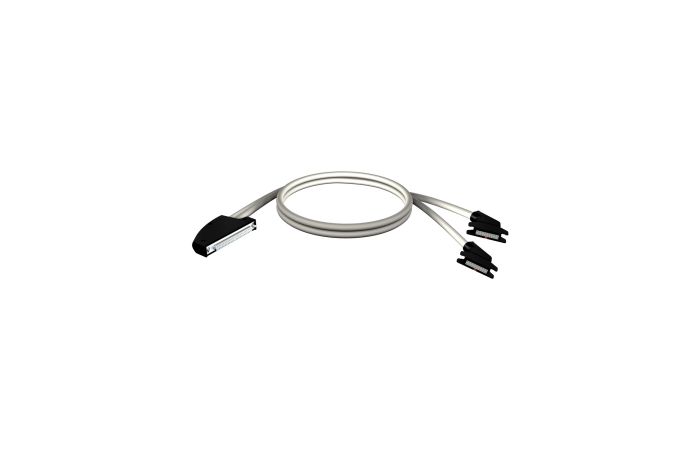 Kabel 40 żył 2xzłącze HE10 dla M340 WE/WY , długość 2m | BMXFCC203 Schneider Electric