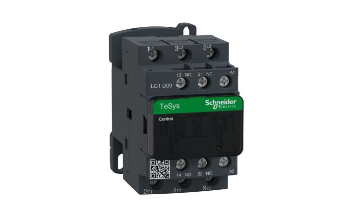Stycznik mocy TeSys D 9A 3P 4KW 230V AC 1NO 1NC AC-3 zaciski skrzynkowe | LC1D09P5 Schneider Electric