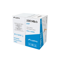Kabel LAN UTP 100mb/s 305m drut CCA pomarańczowy LANBERG | LCU5-10CC-0305-O Lanberg