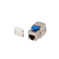 Moduł keystone gniazdo beznarzędziowy RJ45 kat.6 FTP LANBERG | KSF6-4000 Impakt