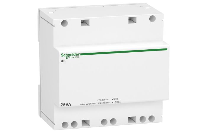 Modułowy transformator bezpiecznikowy iTR 230V 50-60 Hz wyjście 12-24V 25VA, Acti 9 | A9A15219 Schneider Electric