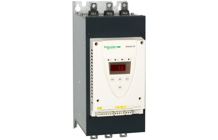 Układ łagodnego rozruchu ATS22 3-fazowe 230/440VAC 50/60Hz 75kW 140A IP00, Altistart 22 | ATS22C14Q Schneider Electric