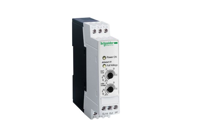 Układ łagodnego rozruchu ATS01 3-fazowe 110/480VAC 50/60Hz 3kW 6A IP20, Altistart 01  | ATS01N106FT Schneider Electric